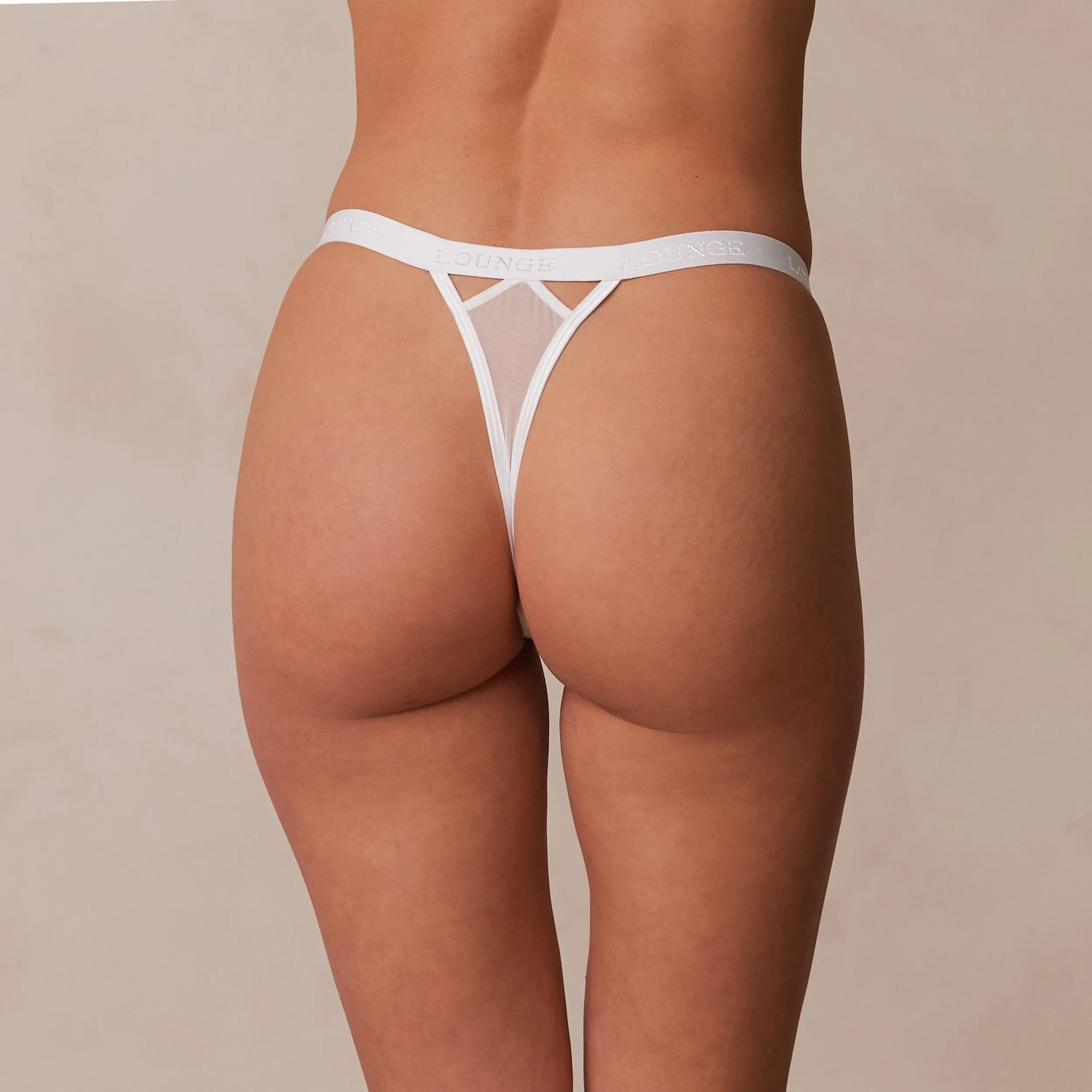 Grace Thong - White