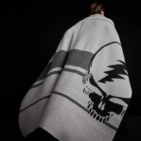 Grateful Dead Cashmere Blanket - Flyash/Black/Dark Grey