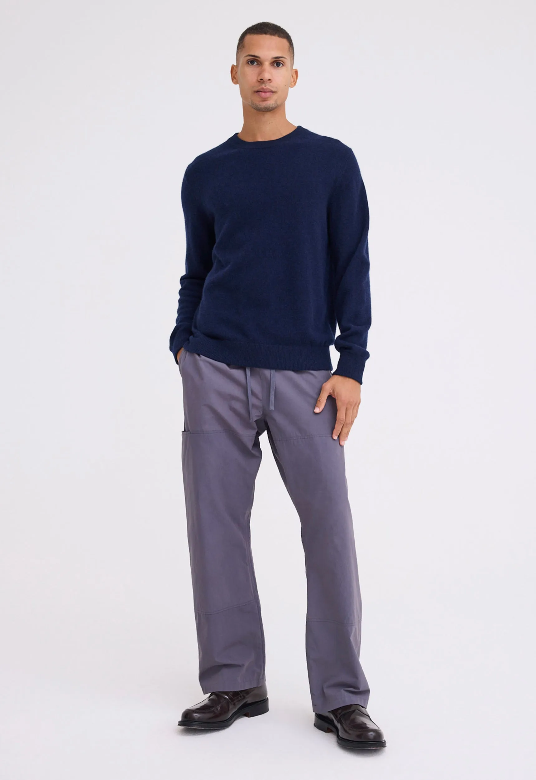 Haast Cotton Pant - Mortar Grey