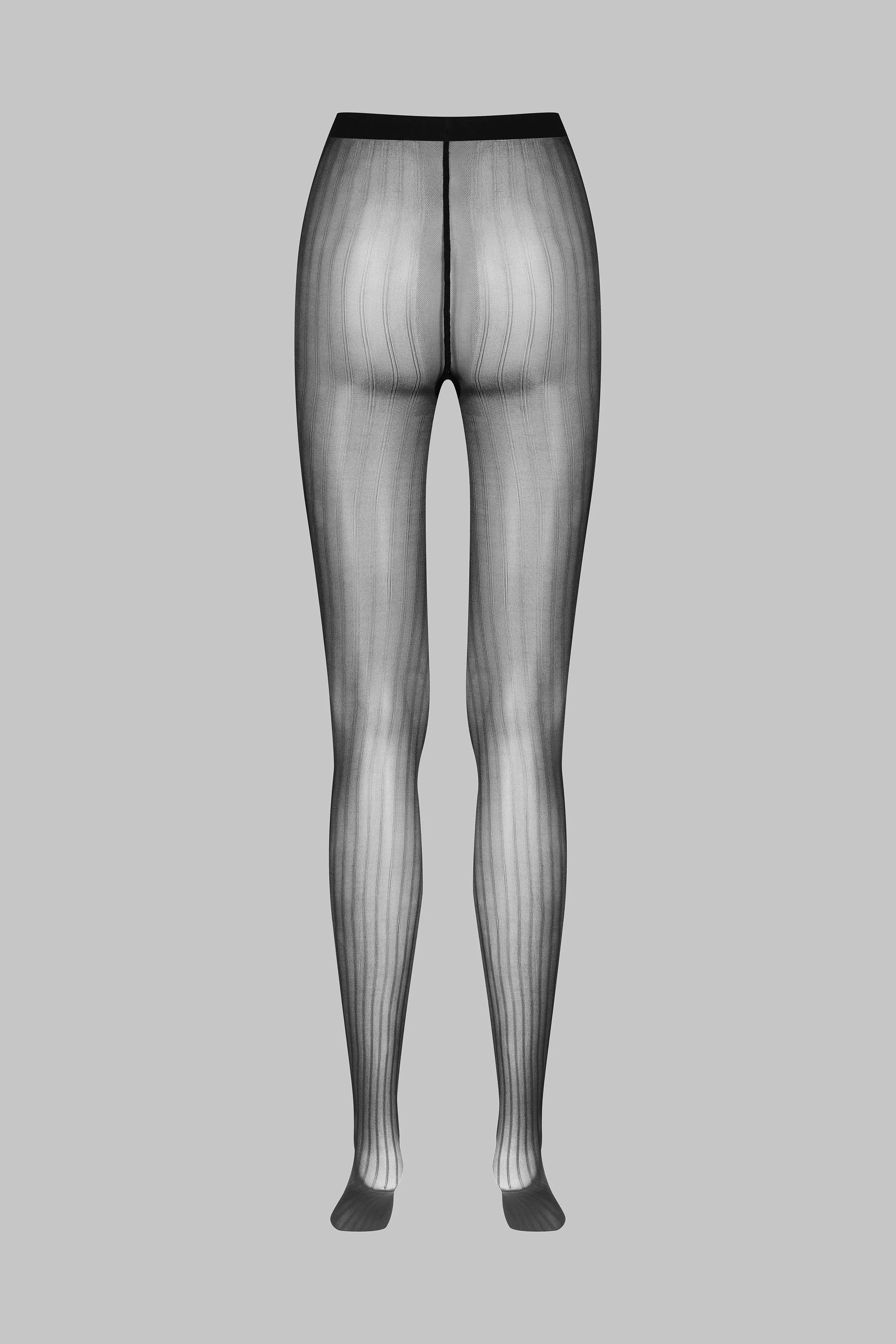 Illusion striped tights 30D - Les Coquetteries