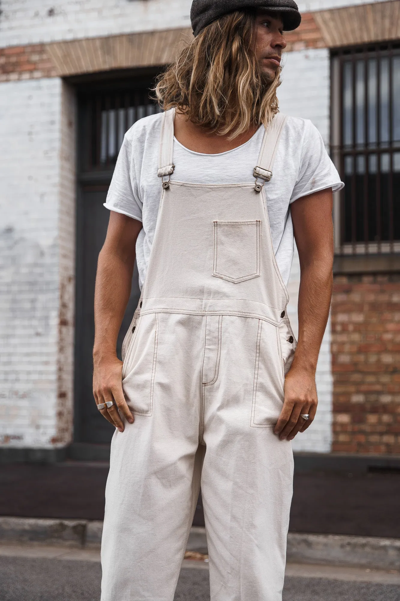 JACKS - Off-White Overalls