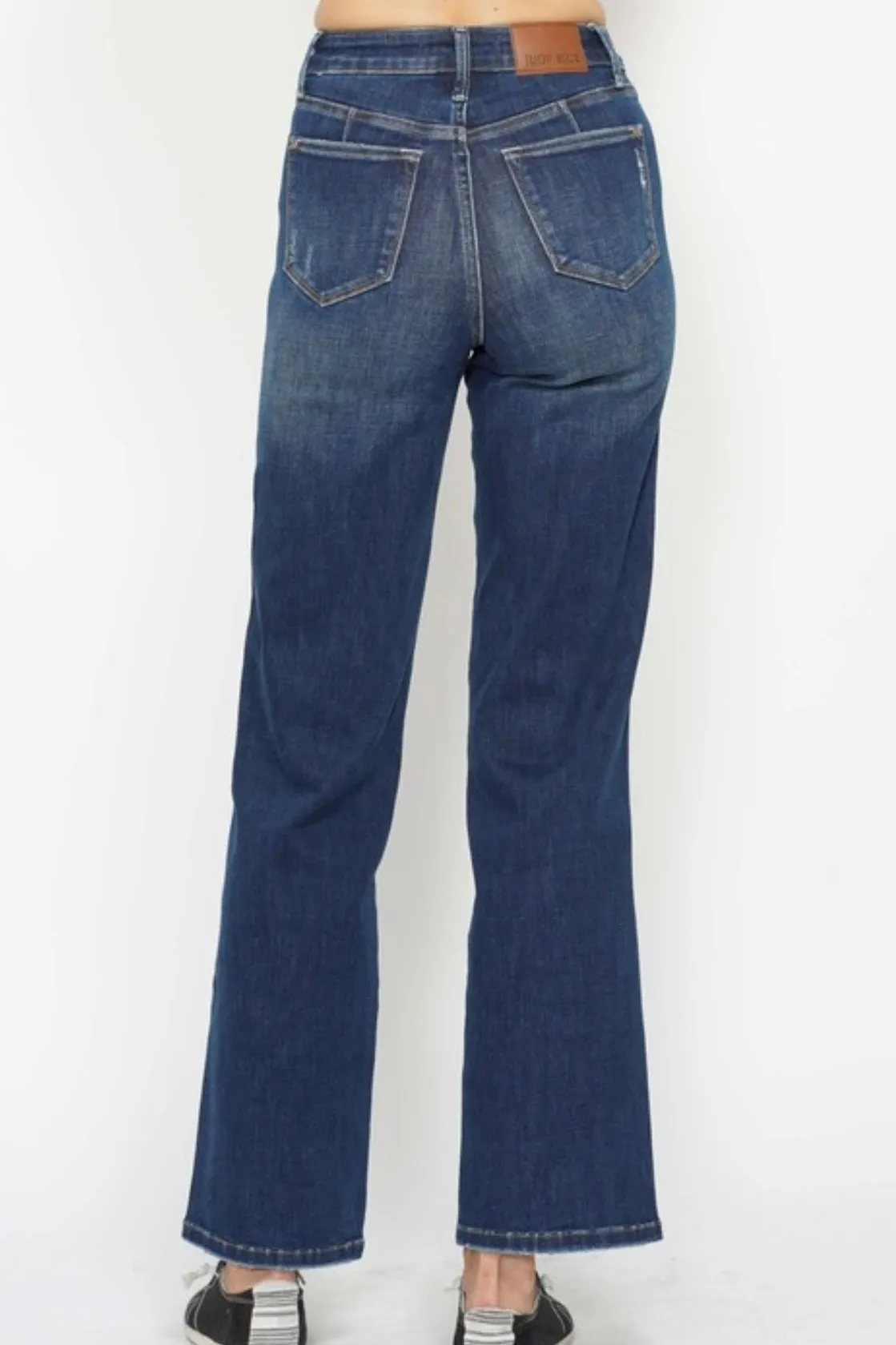 Judy Blue High Waist Tummy Control Classic Straight Jeans