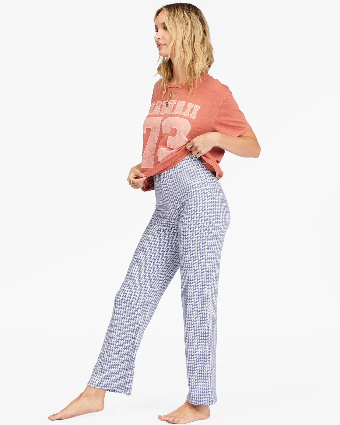 Keep It Straight High-Waisted Knit Pants - Riverside