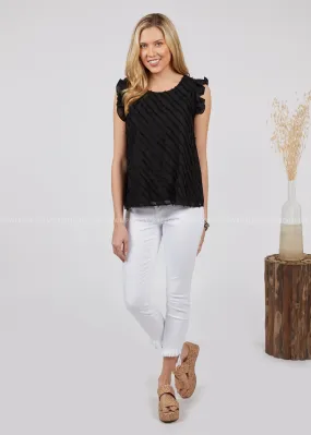 Lilly Top-BLACK - FINAL SALE