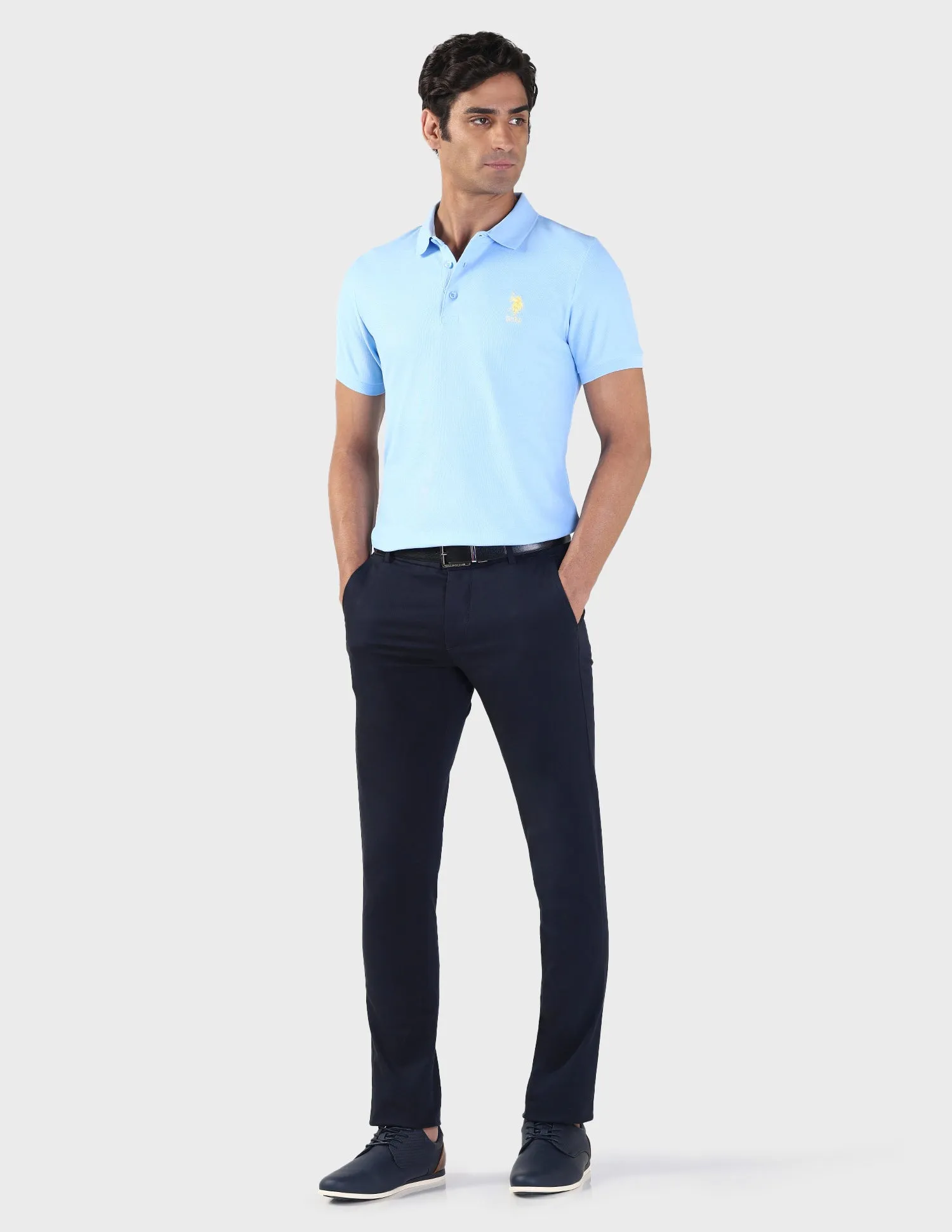 Liquid Cotton Slim Polo Shirt