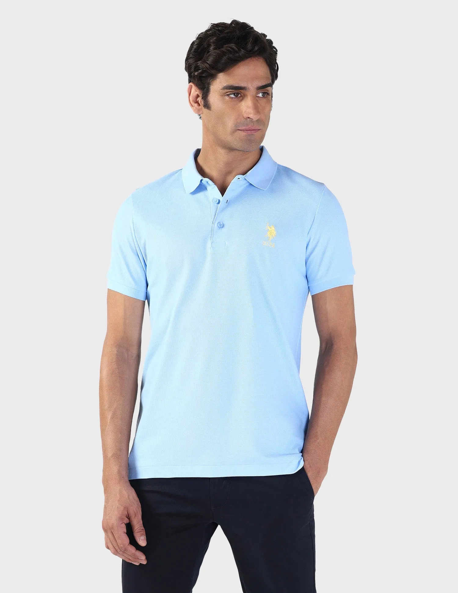 Liquid Cotton Slim Polo Shirt