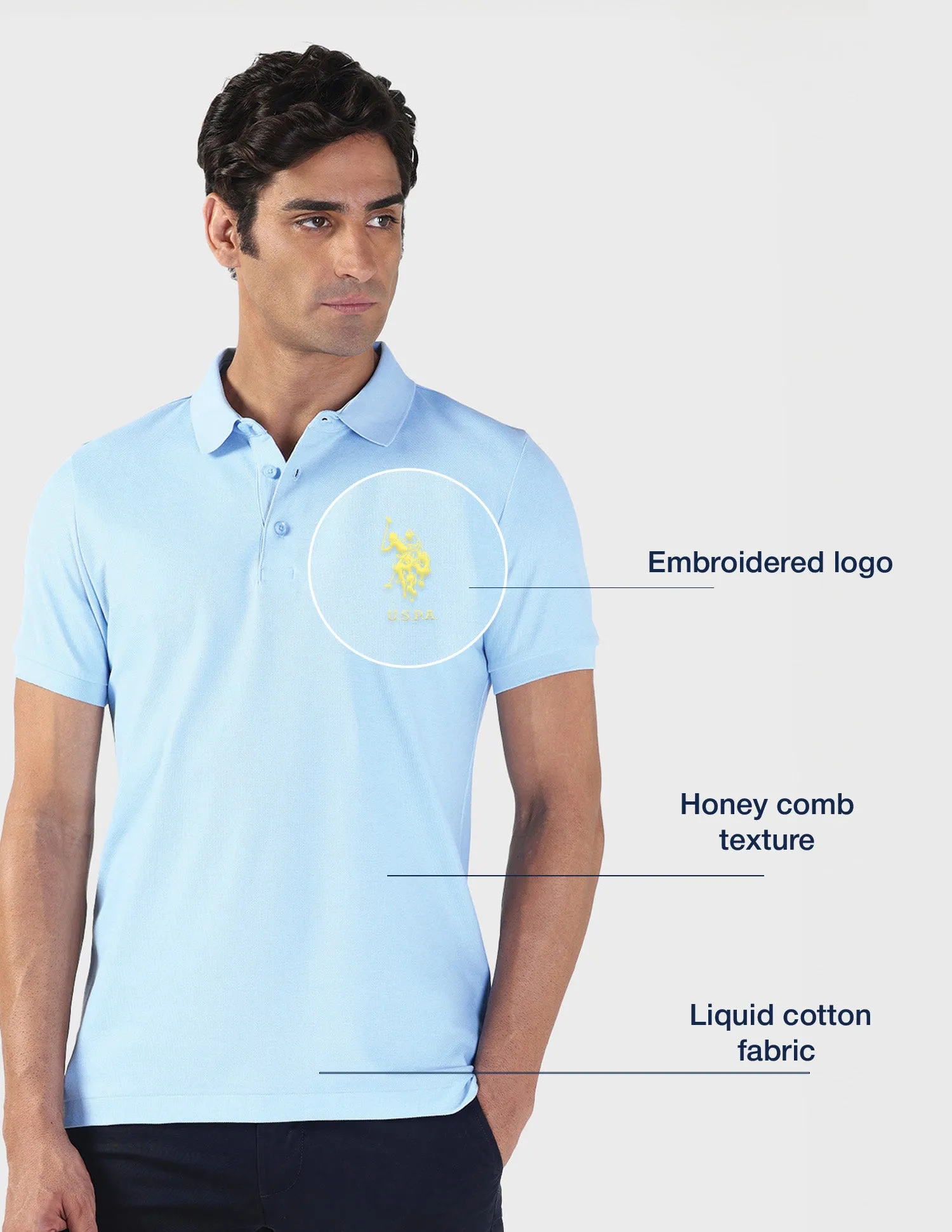 Liquid Cotton Slim Polo Shirt