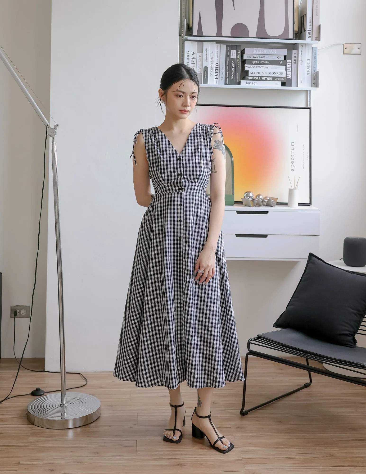 Livia Dress in Gingham