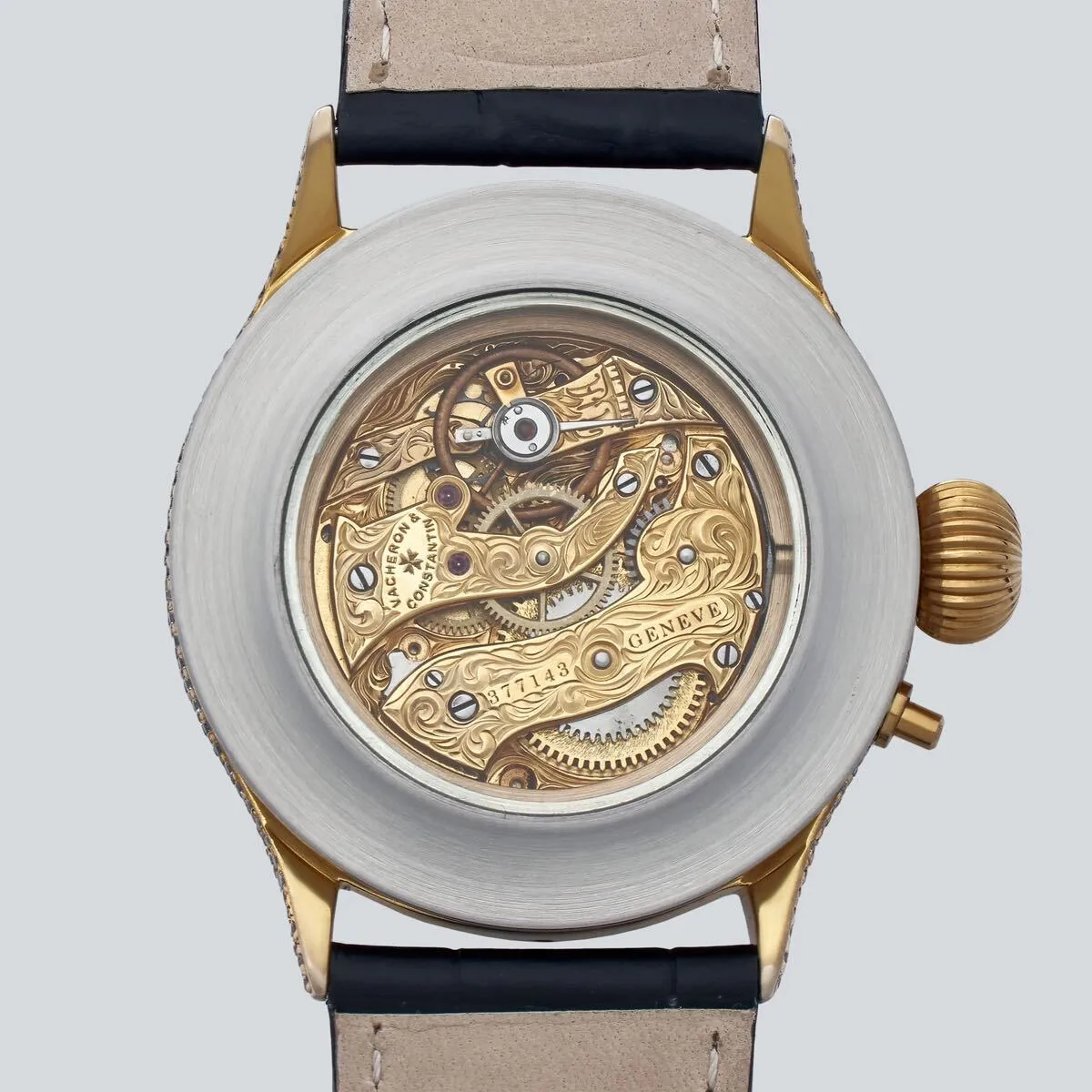 Marriage Watch Vacheron & Constantin 40mm Men's Watch Based On A Pocket Watch Hand-wound Skeleton