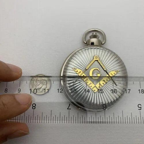 Masonic Pocket Watch Symbol Freemasonry Infinity Watch