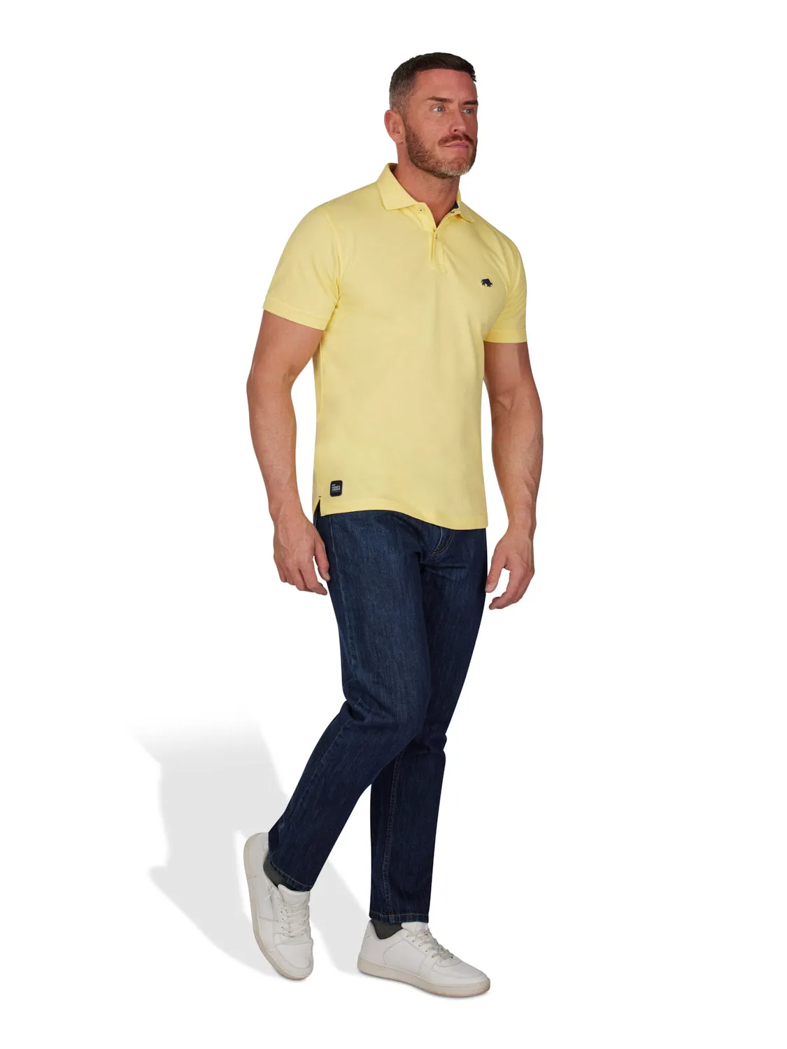 MNDF Classic Organic Polo - Lemon