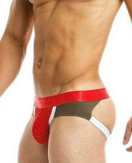 Modus Vivendi Jock Multi C-Through Jockstrap Khaki 05812 58