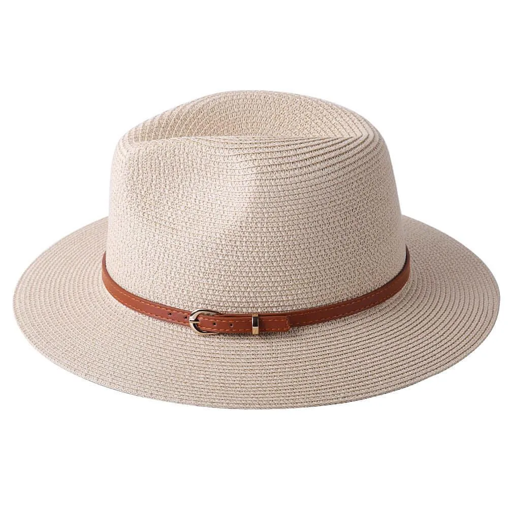 Natural Panama Soft Shaped Straw Hat