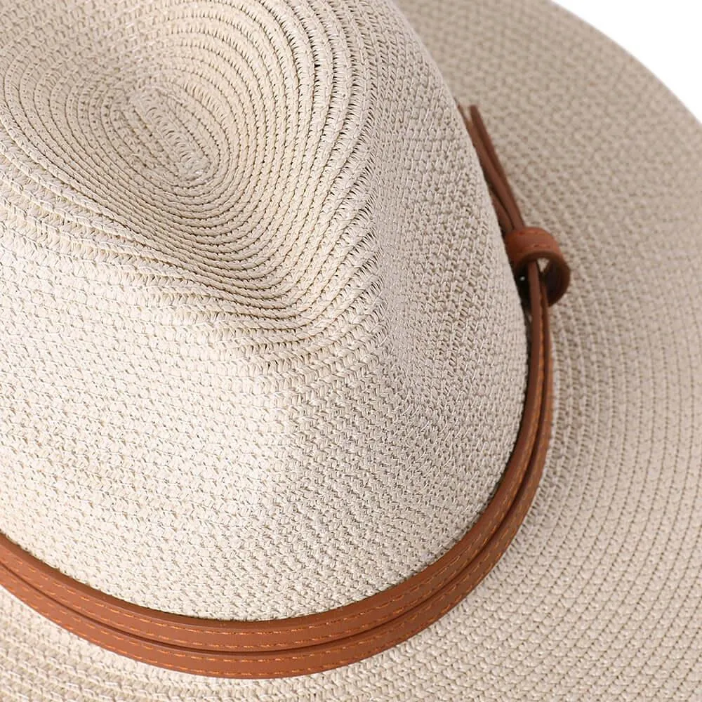 Natural Panama Soft Shaped Straw Hat