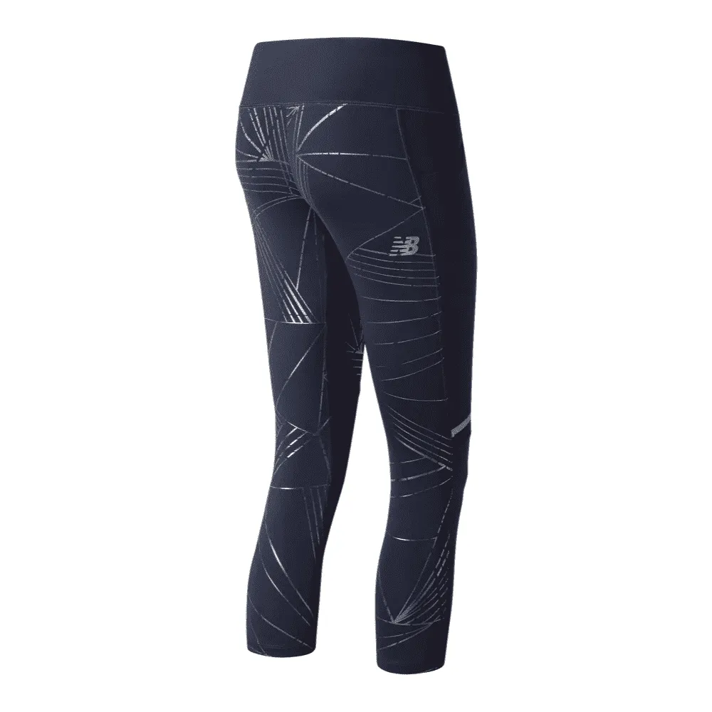 New Balance Women's Printed Impact Capri