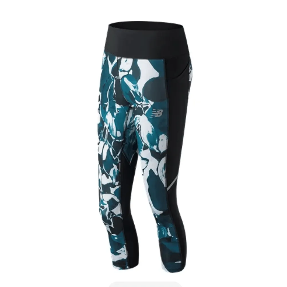 New Balance Women's Printed Impact Capri