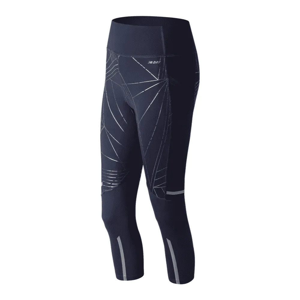 New Balance Women's Printed Impact Capri