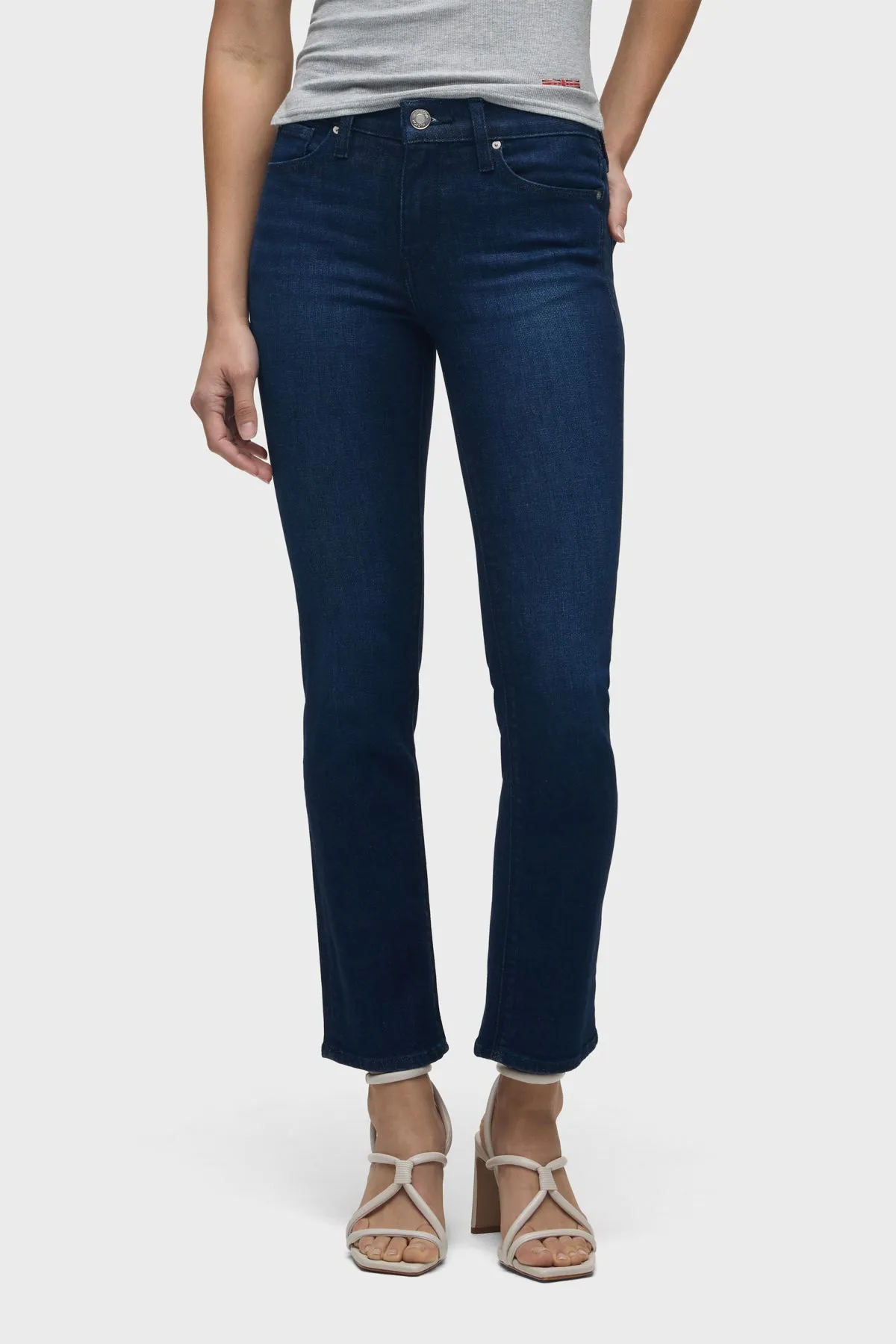 Nico Mid-Rise Straight Ankle Jean