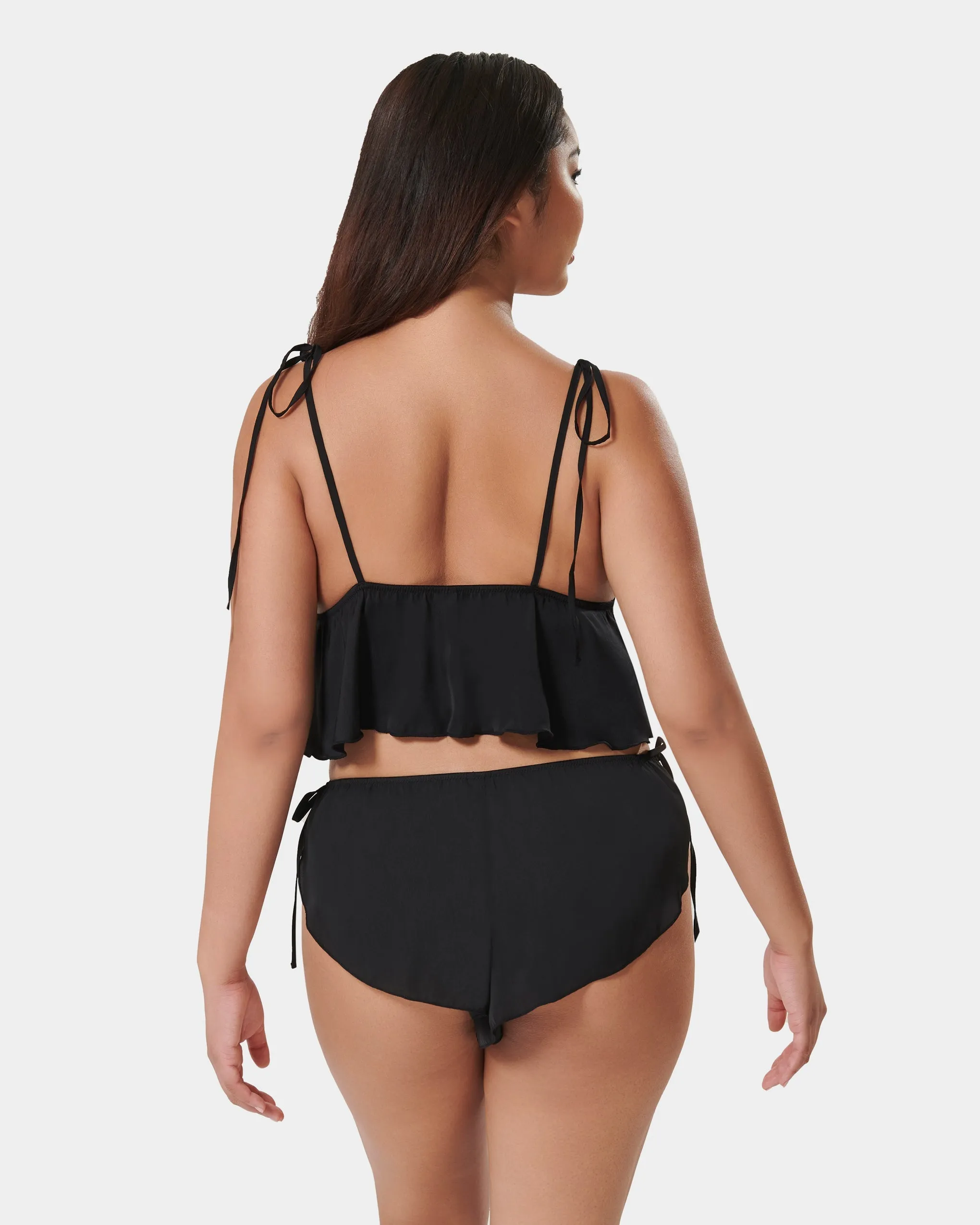 Nicole Set Top e Short Nero