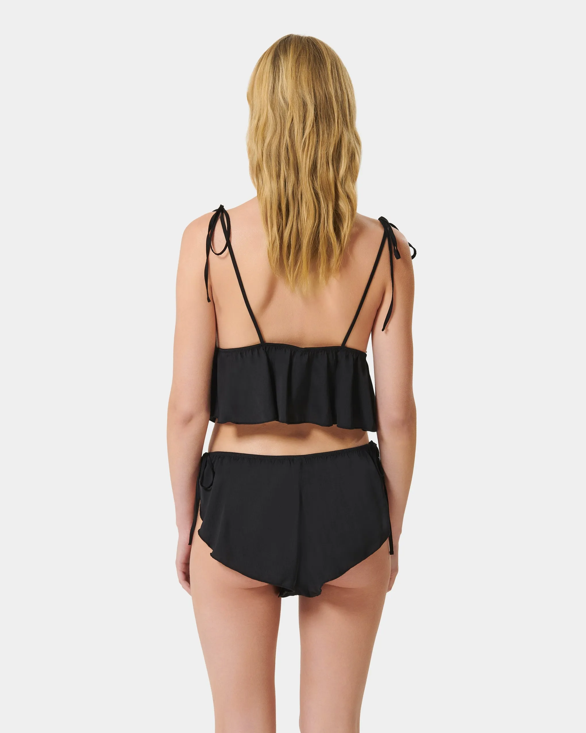 Nicole Set Top e Short Nero