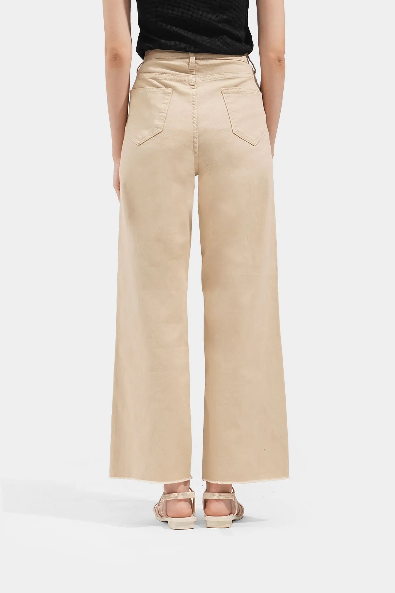 Patch Pocket Straight Pants