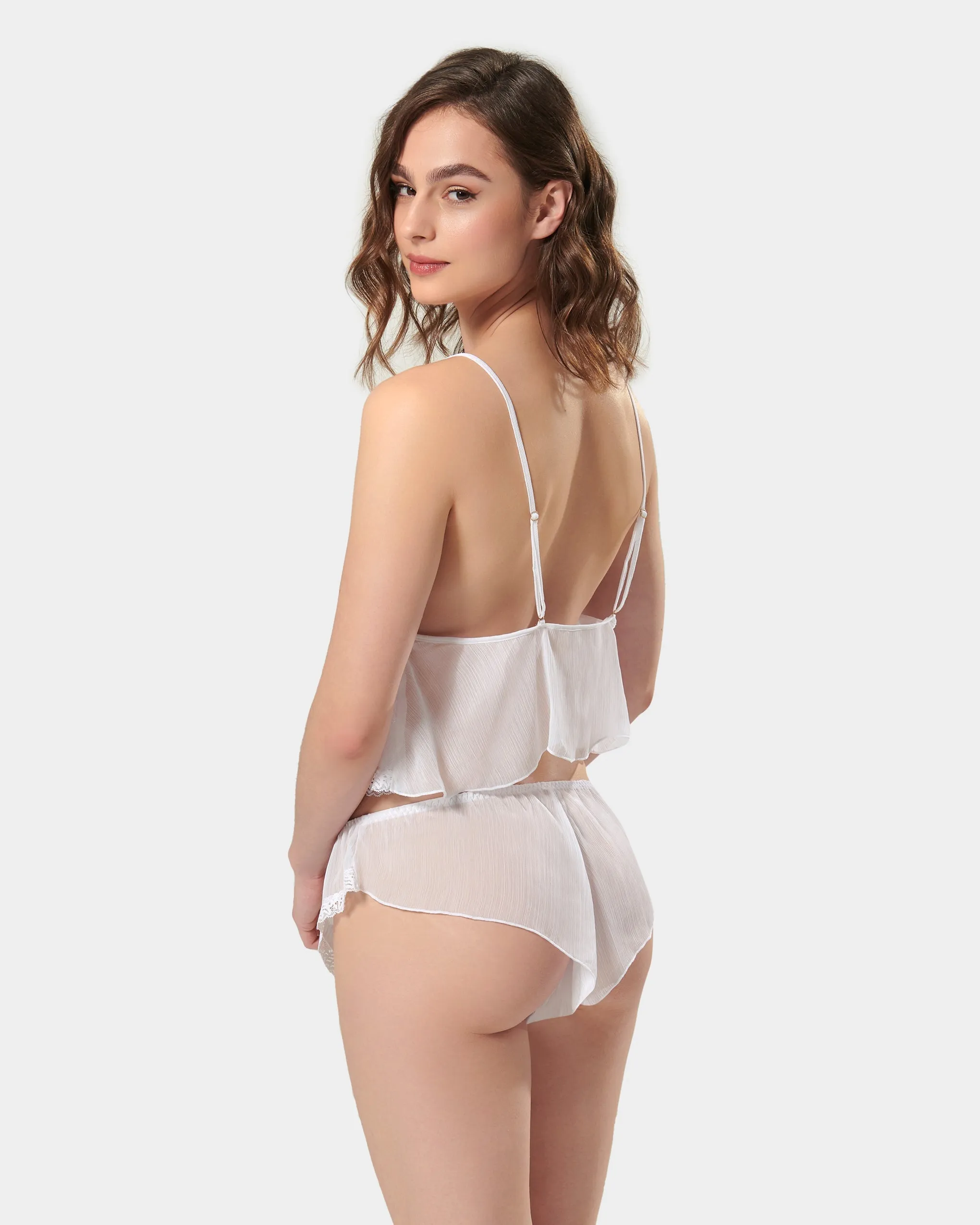 Pia Set Top e Short Bianco