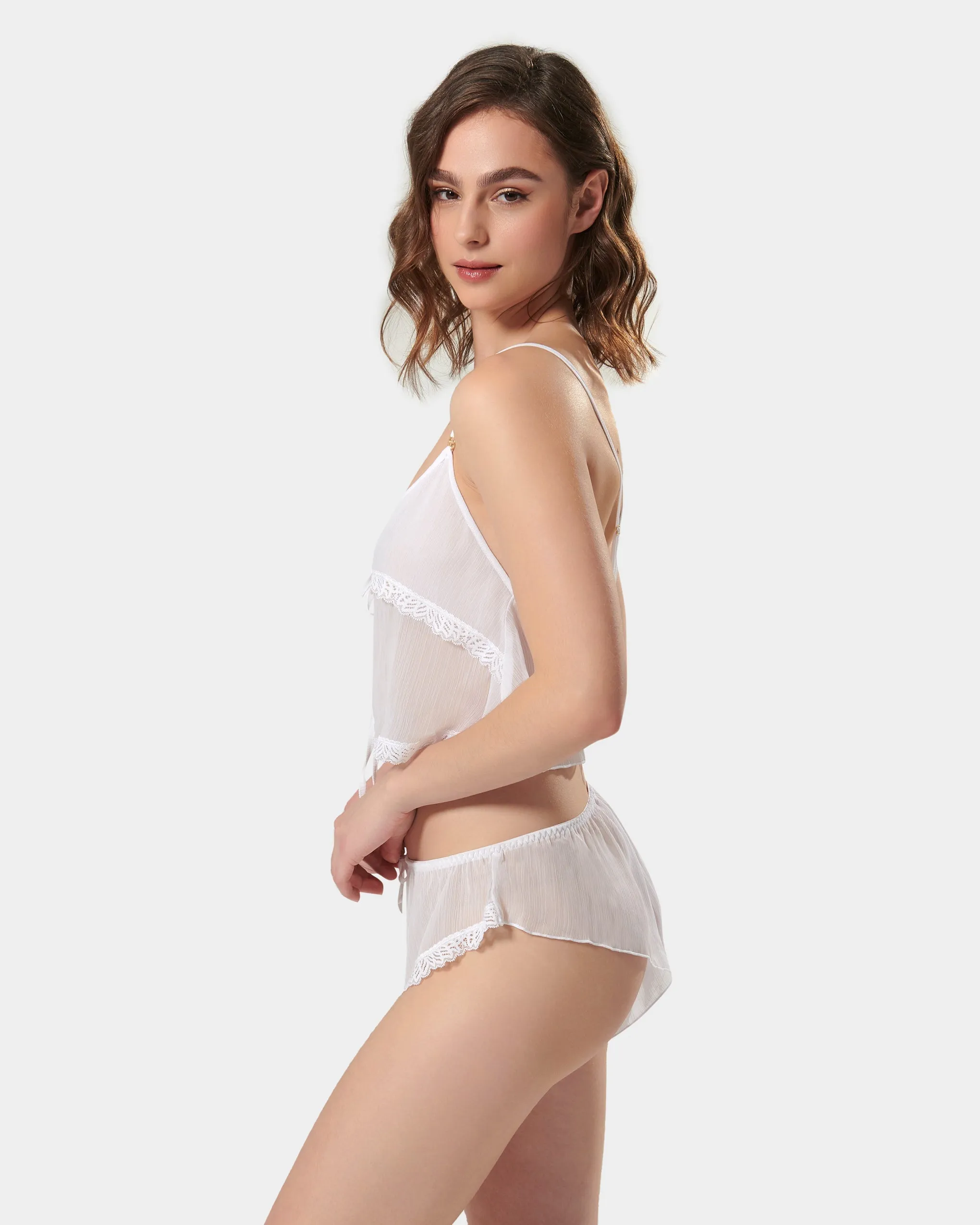 Pia Set Top e Short Bianco