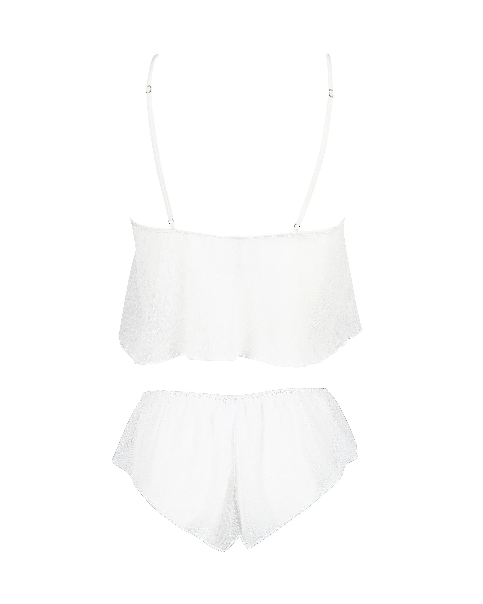 Pia Set Top e Short Bianco