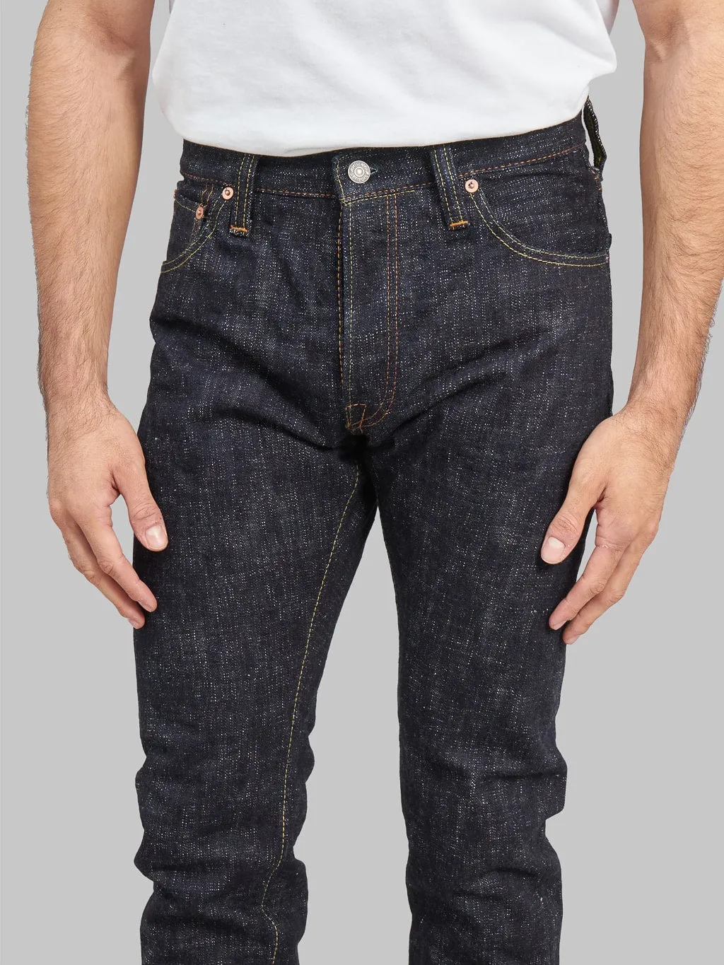 Pure Blue Japan WSB-019 "Double Slub" 16oz Relaxed Tapered Jeans