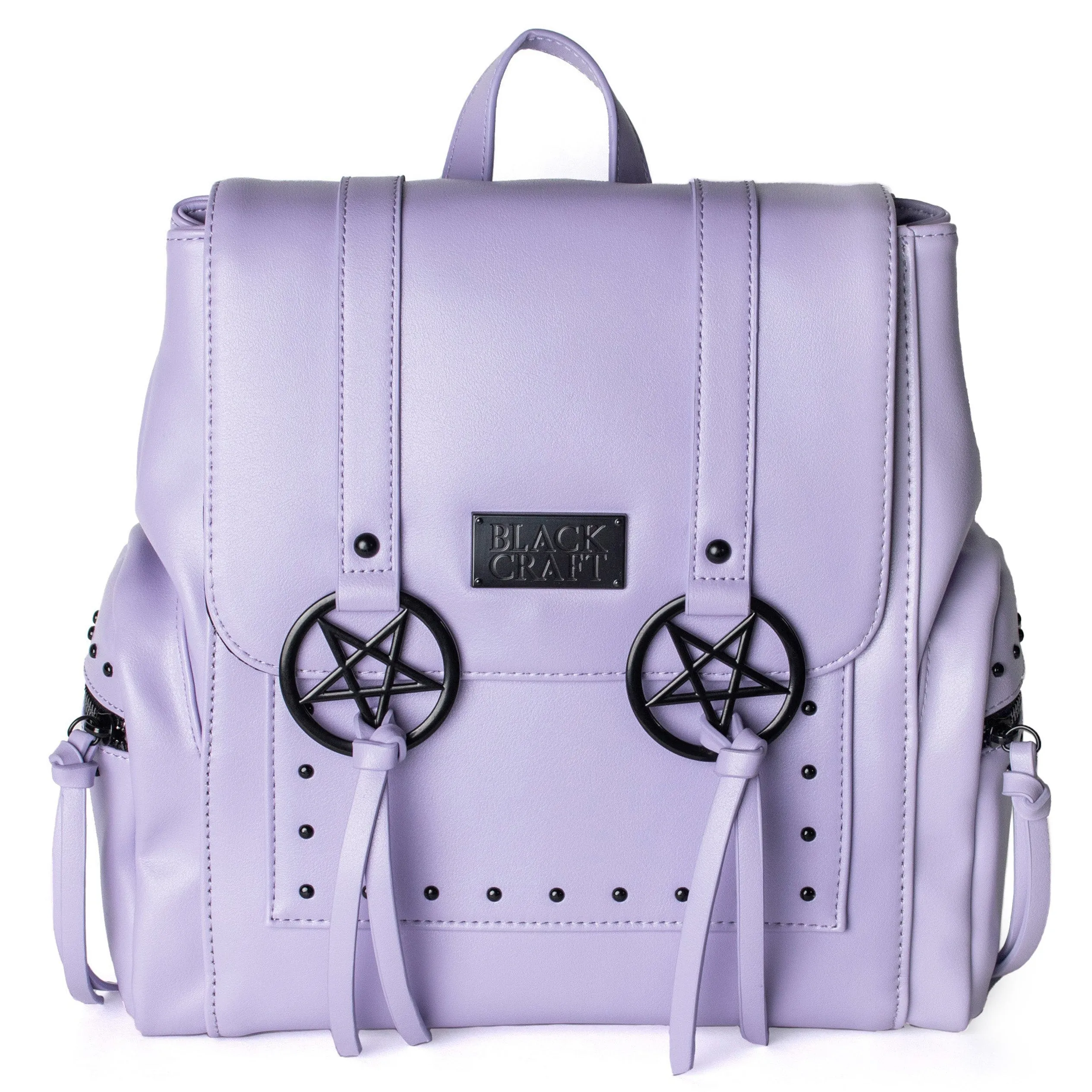 Purple Pentagram - Messenger Backpack