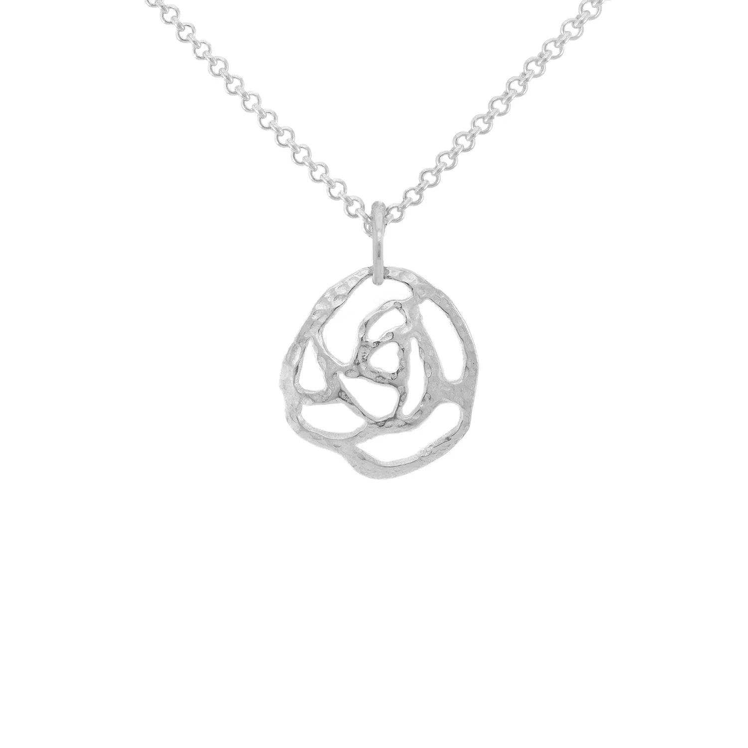 Rose Cut Out Pendant