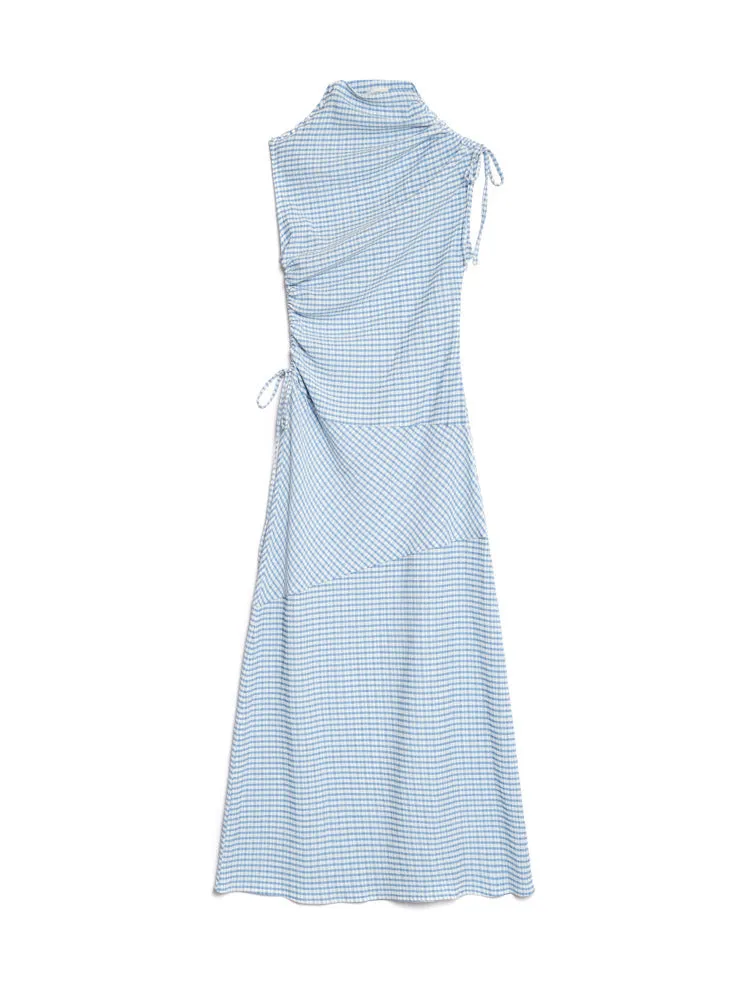 Sana Gingham Midi Dress