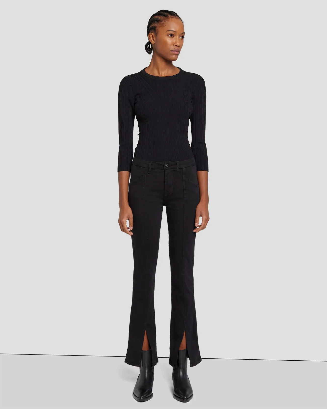 Slim Illusion Kimmie Straight in Black