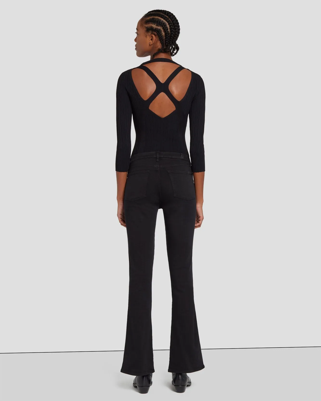 Slim Illusion Kimmie Straight in Black