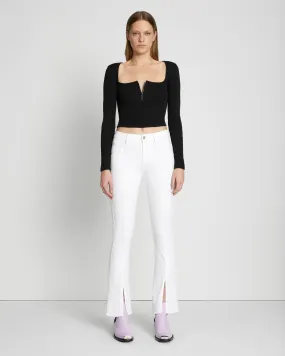 Slim Illusion Kimmie Straight in White