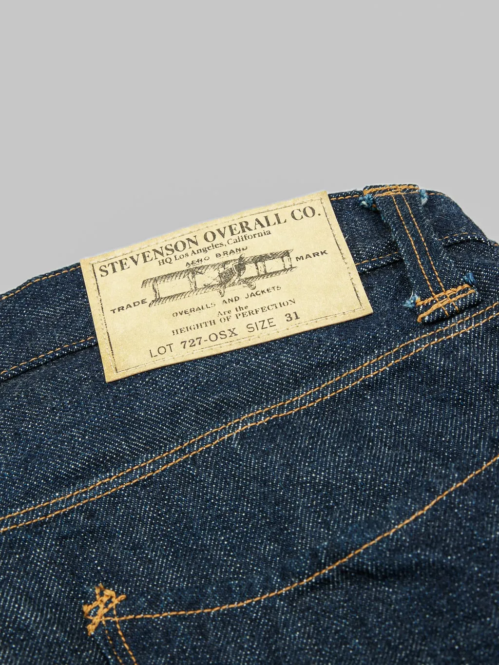 Stevenson Overall Co. La Jolla 727 Slim Tapered Jeans