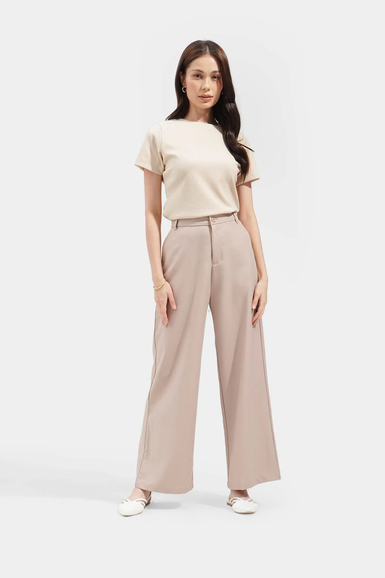 Straight Leg Trousers