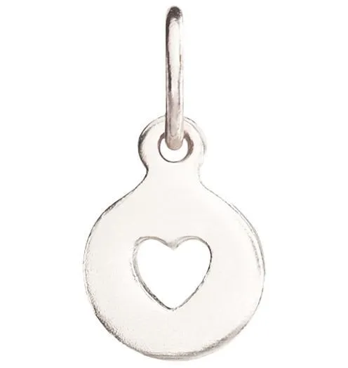 Tiny Heart Cutout Charm