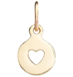 Tiny Heart Cutout Charm