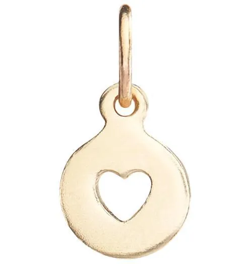 Tiny Heart Cutout Charm