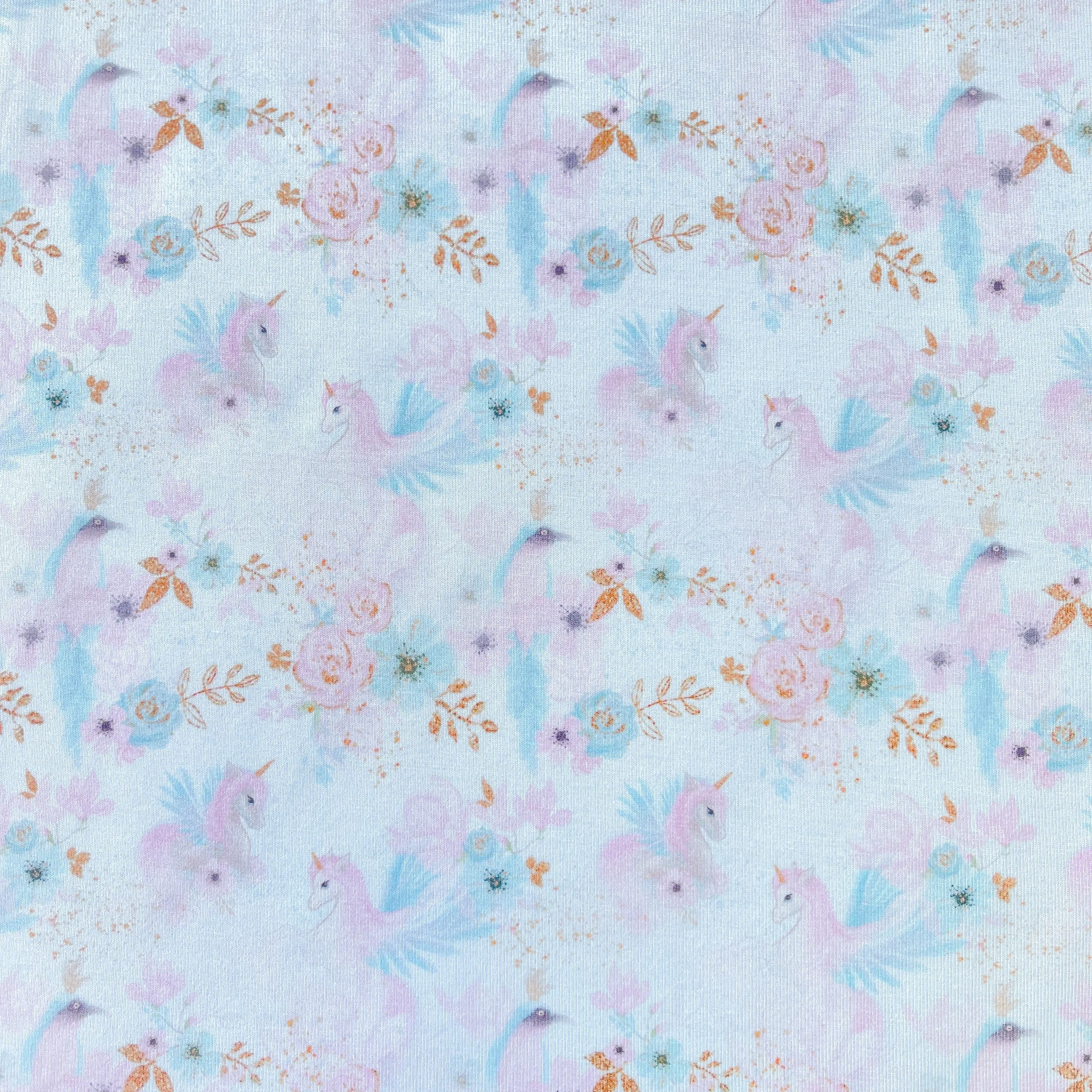 Unicorn Bamboo Jersey Print Yardage