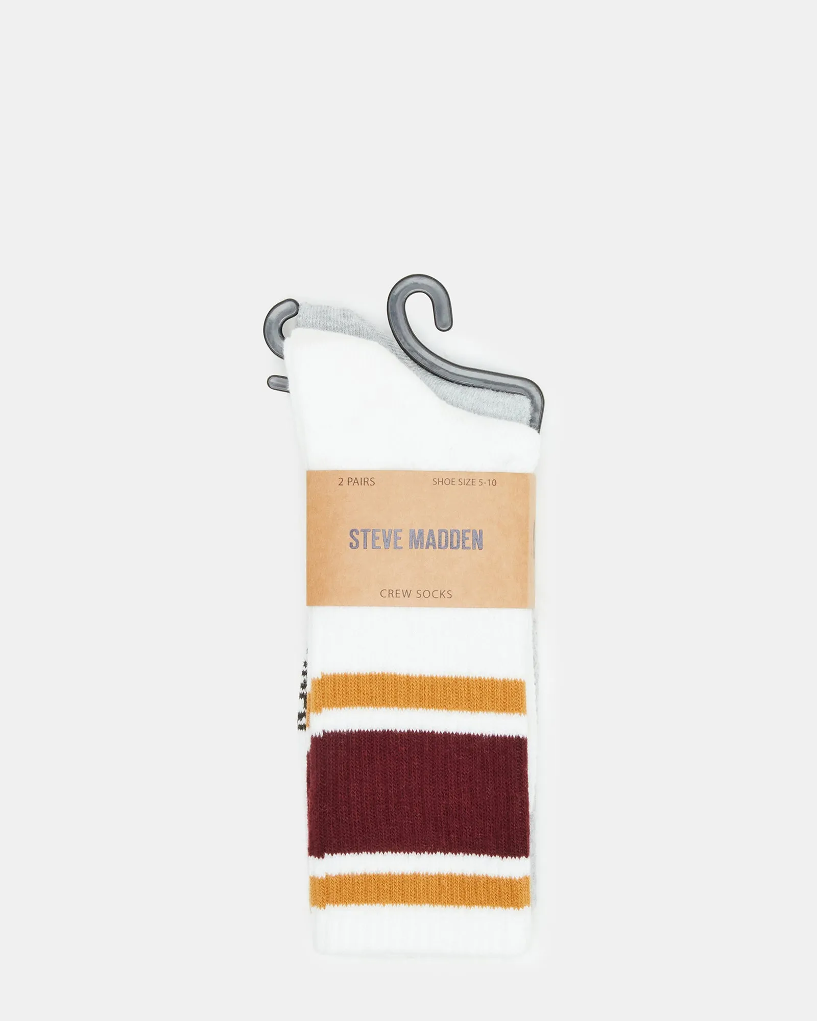 VARSITY CREW SOCKS BONE MULTI