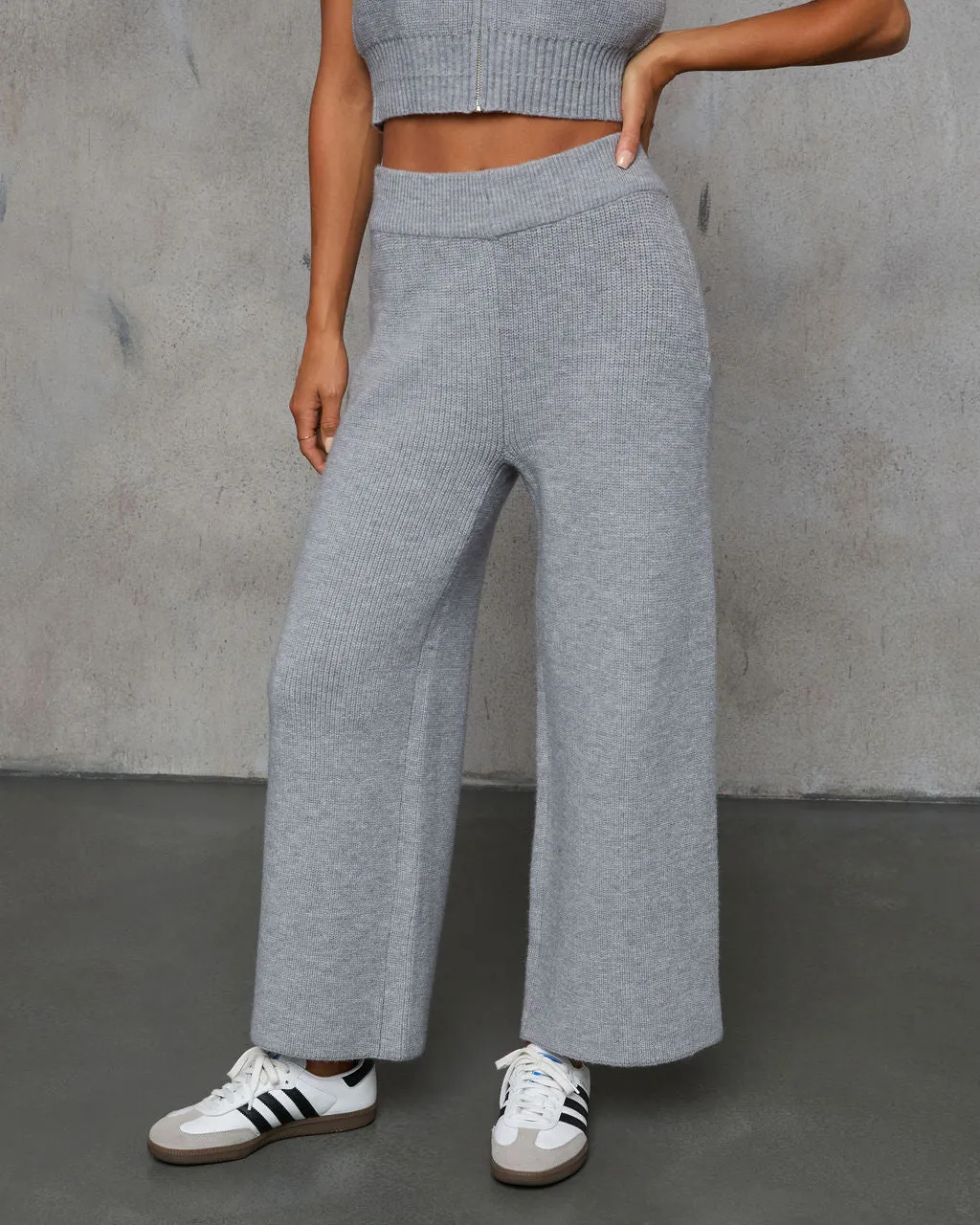 Woodrose High Rise Wide Leg Pant